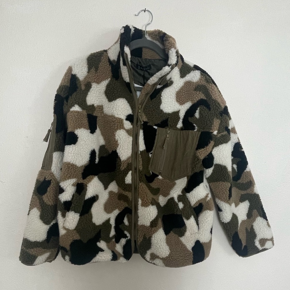 Very J Camp Sherpa Jacket